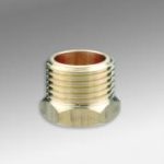 Brass adaptor and washer 1/2″ x 3/8″ 1