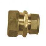 PP01R DZR compression reducing coupling for MDPE pipe