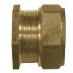 PP61 DZR compression stop end for MDPE pipe 1