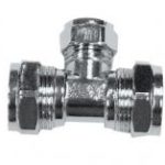 PX24R chrome plated compression reducing tee