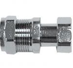 PX62 chrome plated compression straight tap conn