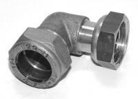 PX63 chrome plated compression bent tap conn 15mm x 1/2"