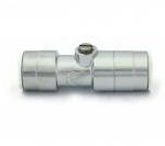 Hydraquip Elegant pushfit isolating valve straight 15mm