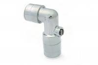 Hydraquip Elegant pushfit isolating valve angled 15mm