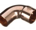 EF12X endfeed 90 degree street elbow 15mm - extended tail