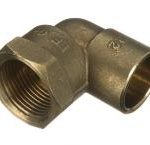 SR14 solder ring adaptor elbow (Female)