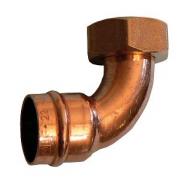 SR64 solder ring bent cylinder union 22mm x 1"