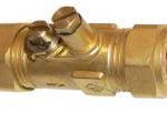 MGT gas test ball valve 15mm compression 1