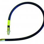 cooker hose with straight bayonet fitting (natural gas)