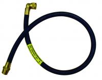 Micropoint cooker hose with angle bayonet (natural gas)