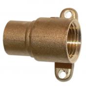 Gas cooker straight wall connector 15mm x 1/2"