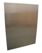 Gas fire closure plate