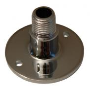 Chrome floor plate M x F 1/4"