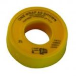 PTFE tape Gas Board approved 12mm x 5m 1