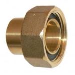 MU standard gas meter union 22mm x 1″ 1