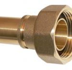 MU grooved gas meter union