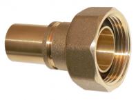 MU grooved gas meter union