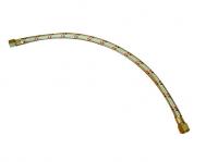 Flexible oil line 1/4" bent x 1/4" F x F 36" long