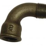 BM001A black malleable bend MxF 1