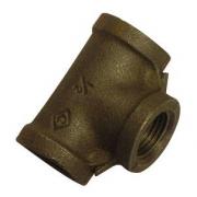 BM130 black malleable equal tee FxFxF