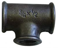 BM130R black malleable reducing tee