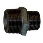 BM245 black malleable reducing nipple MxM