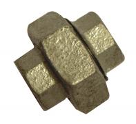 GM340 galvanised malleable straight union FxF
