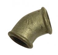 GM120 galvanised malleable 45 degree elbow FxF