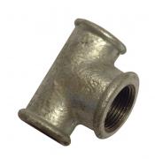 GM130 galvanised malleable equal tee FxFxF