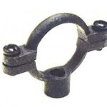 GM galvanised malleable single pipe ring