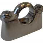 A10 chrome plated cast brass hospital bracket