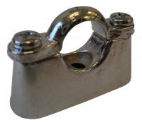 A10 chrome plated cast brass hospital bracket