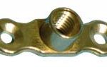 A16 cast brass backplate 10mm female
