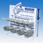 Jubilee hose clip "Point of Sale display rack" - 100 clips