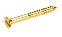 Slotted countersunk brass screw (pack 200)