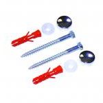 Pan fixing kit - pack of 2x 3" No 12 screws with chrome cap