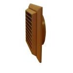 Domus System 100 round louvre grille with flyscreen 2