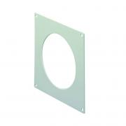 Domus System 100 round wall plate - white