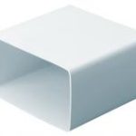 Domus vent hose connector - rectangular