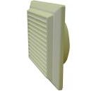 Domus System 150 round louvre grille with flyscreen