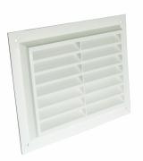Stadium white plastic face fitting vent 273mm x 197mm