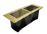 Stadium brass floor ventilator 11" x 4.1/2"