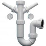 Polypipe double appliance trap 76 x 40mm PPT4200