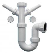 Polypipe double appliance trap 76 x 40mm PPT4200