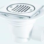 McAlpine TSG1-T6WH trapped horizontal outlet gulley - white