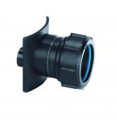 McAlpine soil pipe boss connector cast black