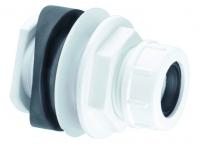 McAlpine soil pipe boss connector rainwater 19/23mm white
