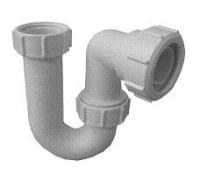 McAlpine tubular swivel P trap with 75mm seal