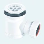 McAlpine STW3R shower trap with 19mm seal & 70mm chromed plastic flange