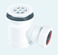 McAlpine STW3RB shower trap with 19mm seal & 70mm chromed brass flange